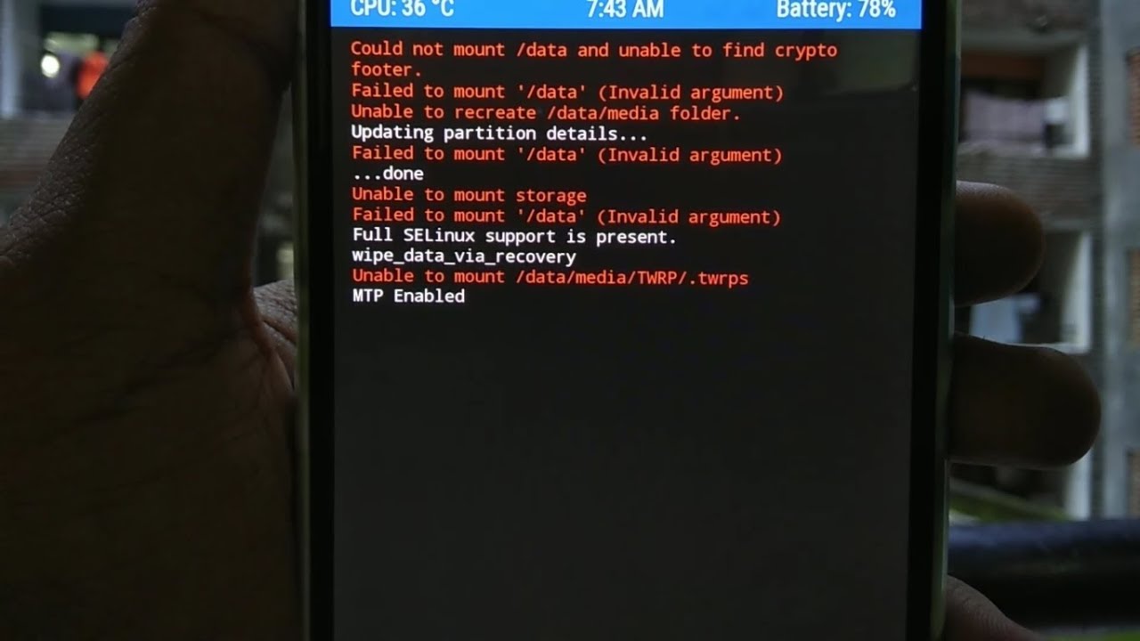 Panduan atasi masalah Failed To Mount System (Invalid Argument) pada Lava Iris X1 via TWRP