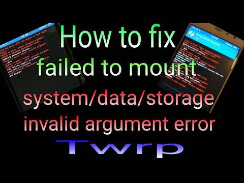 Begini lho! Caranya atasi masalah Failed To Mount System (Invalid Argument) pada Lava Iris 702 via TWRP