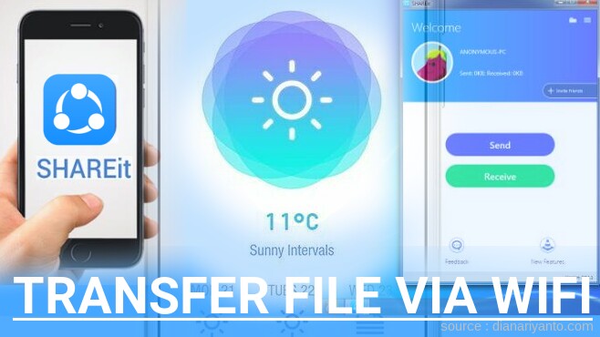 Cara Mudah Transfer File via Wifi di Lava A3 Mini Menggunakan ShareIt Versi Baru