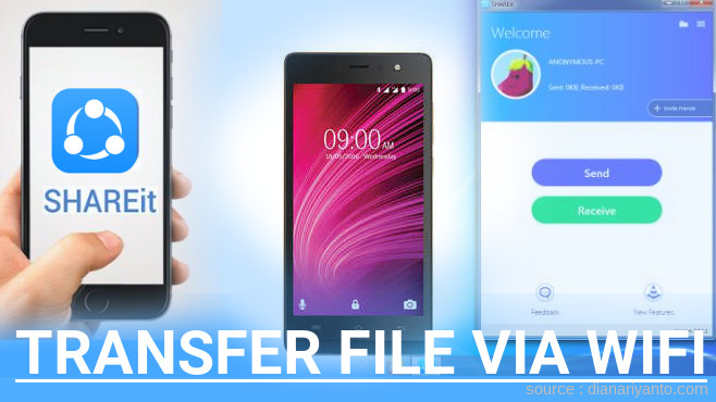 Kirim dan Transfer File via Wifi di Lava A97 Menggunakan ShareIt Versi Baru