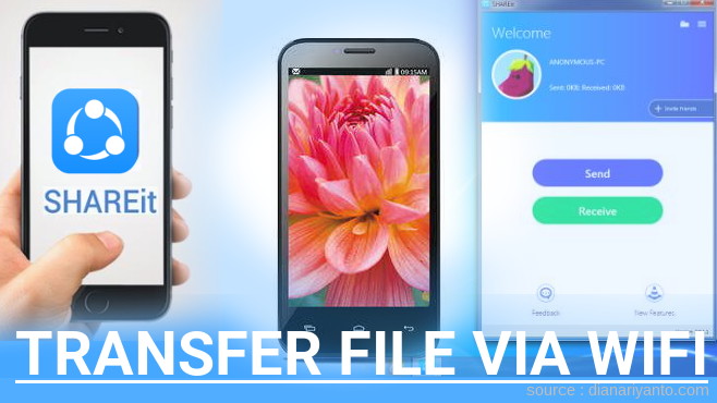 Cara Transfer File via Wifi di Lava Iris 505 Menggunakan ShareIt Versi Baru
