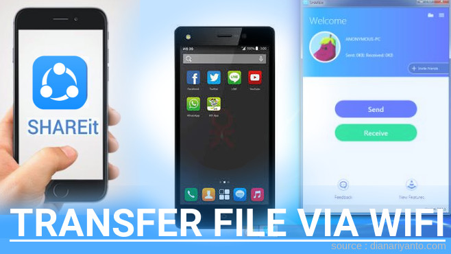 Cara Transfer File via Wifi di Lava iris 600 Menggunakan ShareIt Terbaru