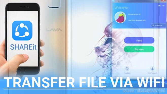Mengenal Transfer File via Wifi di Lava Iris 80 Menggunakan ShareIt Terbaru