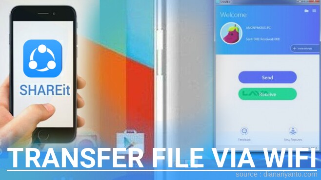 Cara Mudah Transfer File via Wifi di Lava Pixel V1 Menggunakan ShareIt Terbaru