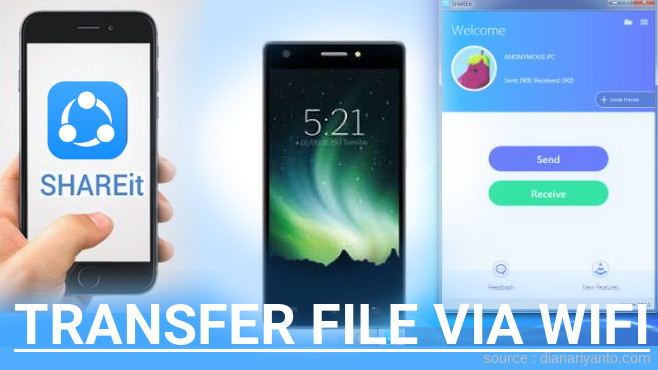 Cara Mudah Transfer File via Wifi di Lava Pixel V2+ Menggunakan ShareIt Versi Baru