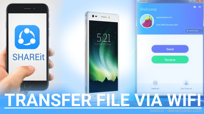 Mudahnya Transfer File via Wifi di Lava Pixel V2 Menggunakan ShareIt Terbaru