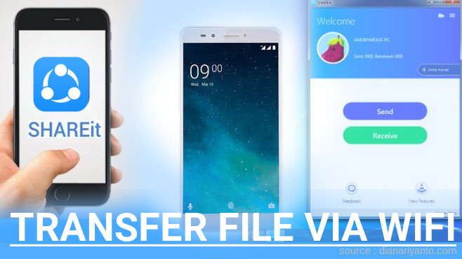 Transfer File via Wifi di Lava Z25 Menggunakan ShareIt Terbaru